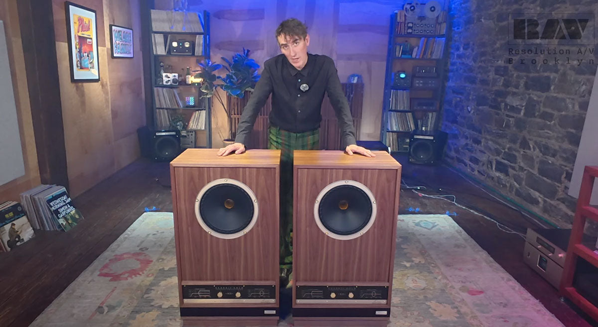 A REAL Scotsman unboxes the FIRST pair of Fyne Audio Vintage Classic Gold XII SP speakers in America