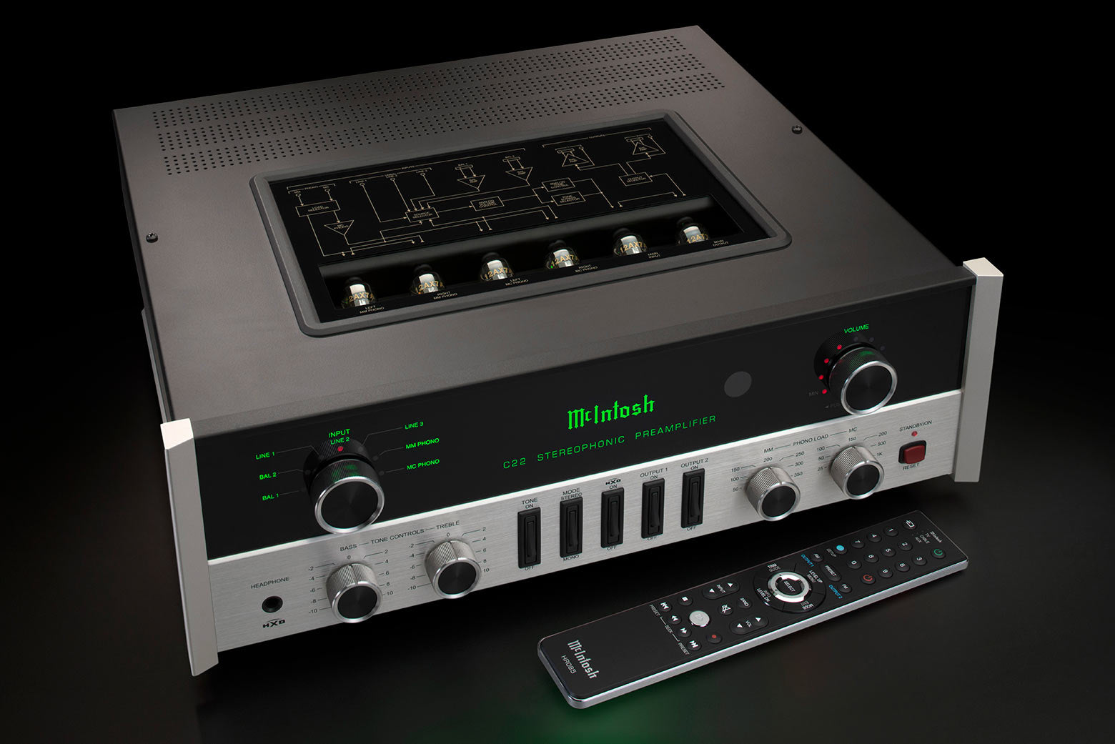 McIntosh C22 Mk V 2-Channel Vacuum Tube Preamplifier Mk V