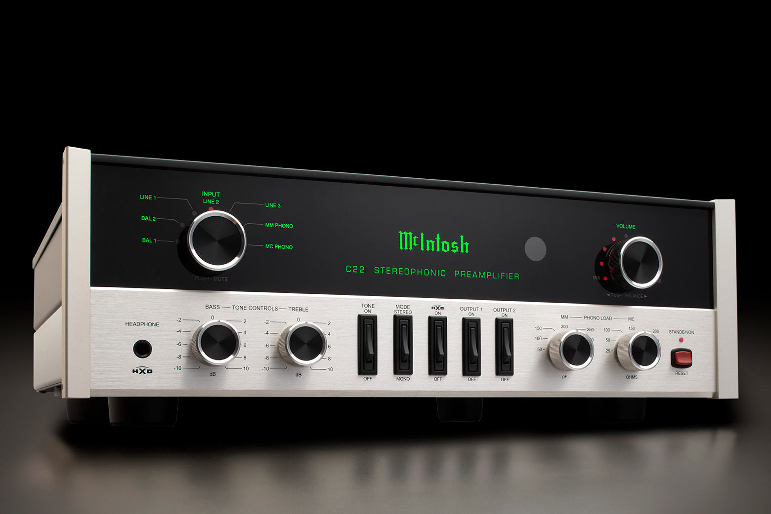 McIntosh C22 Mk V 2-Channel Vacuum Tube Preamplifier Mk V