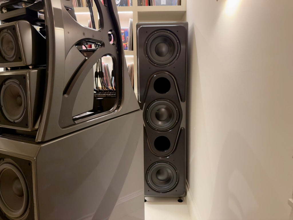 Pre-Owned Wilson Audio Chronosonic XVX System with Matching Subsonic Subwoofers & ActivXO Crossover — Carbon