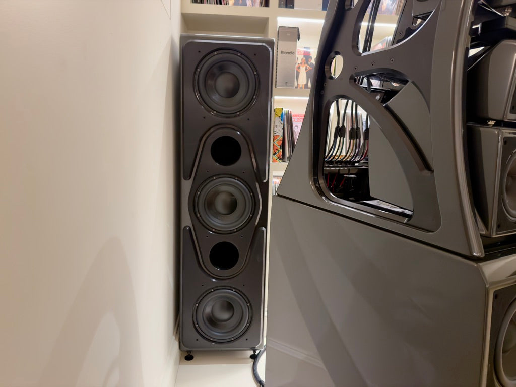 Pre-Owned Wilson Audio Chronosonic XVX System with Matching Subsonic Subwoofers & ActivXO Crossover — Carbon