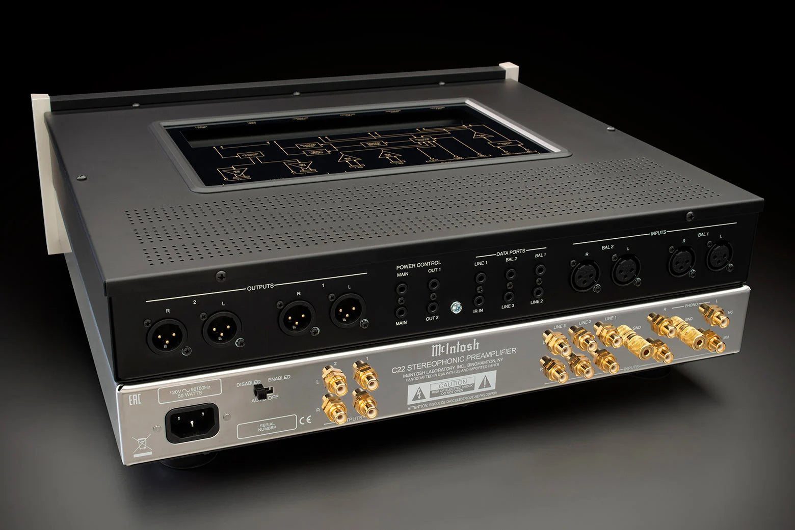 McIntosh C22 Mk V 2-Channel Vacuum Tube Preamplifier Mk V