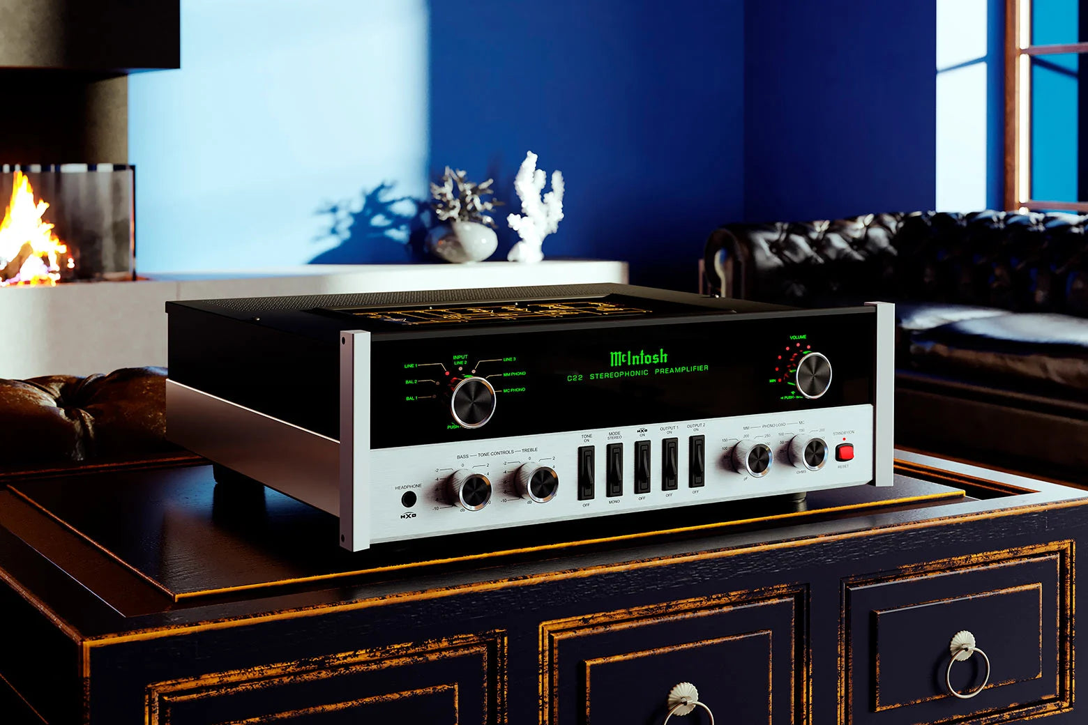 McIntosh C22 Mk V 2-Channel Vacuum Tube Preamplifier Mk V