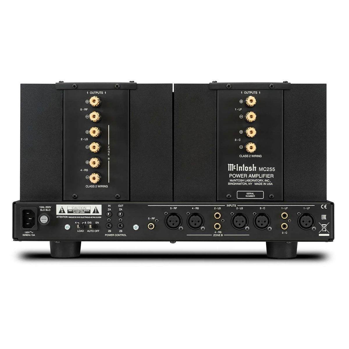 McIntosh MC255 5-Channel Solid State Amplifier