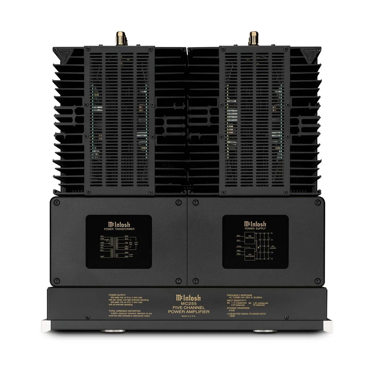 McIntosh MC255 5-Channel Solid State Amplifier
