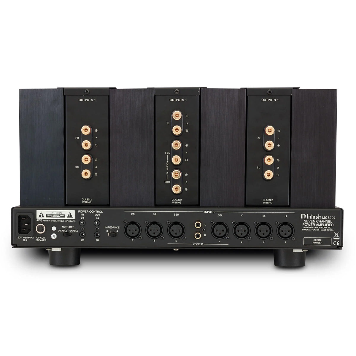 McIntosh MC8207 7-Channel Solid State Amplifier