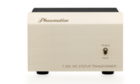 Phase mansion T-320 MC step-up transformer on a white background
