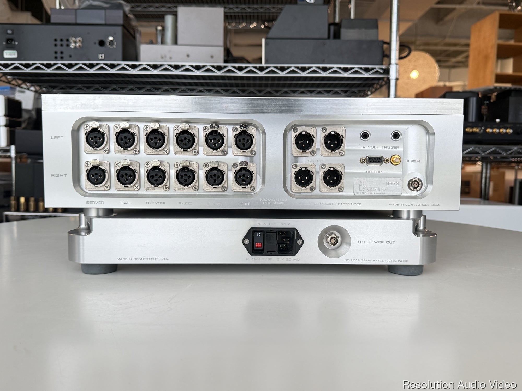 Dan D'Agostino Momentum HD Preamplifier with Original Case & Remote