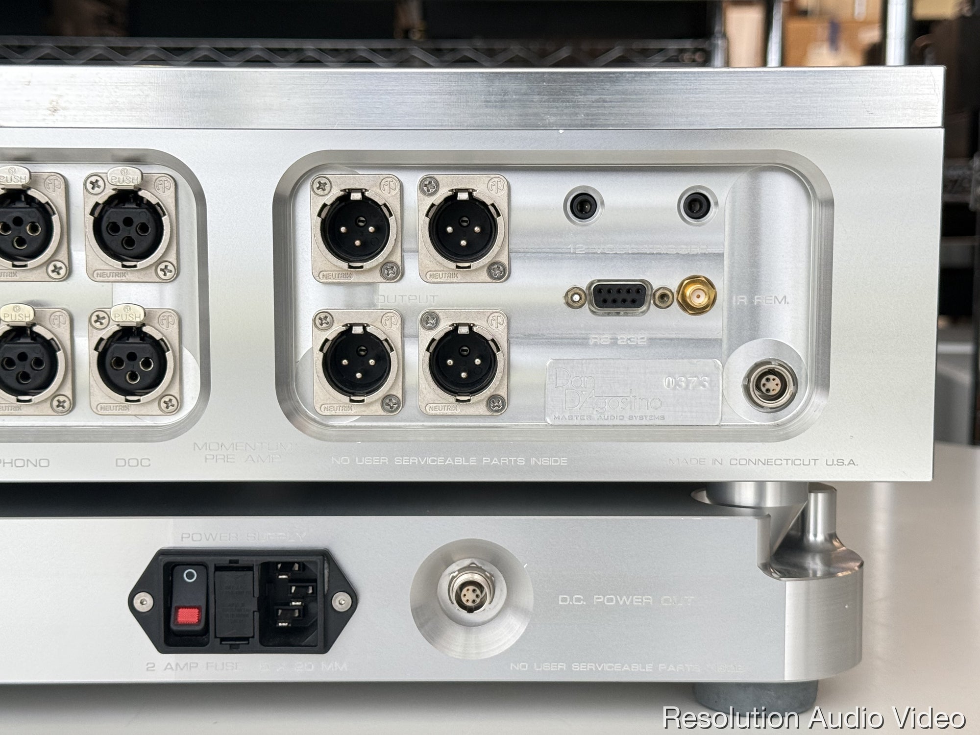 Dan D'Agostino Momentum HD Preamplifier with Original Case & Remote