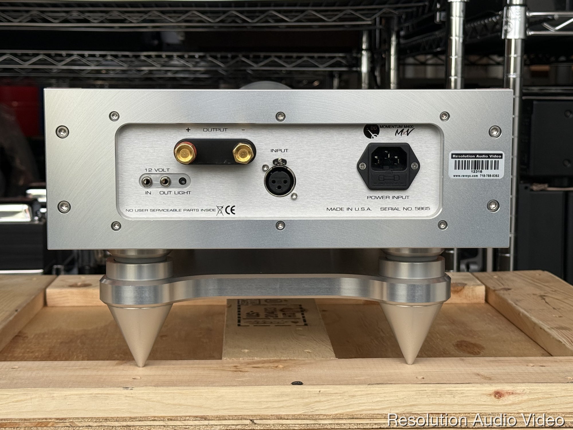 d'agostino momentum mxv monoblock power amplifier pair back detail 3