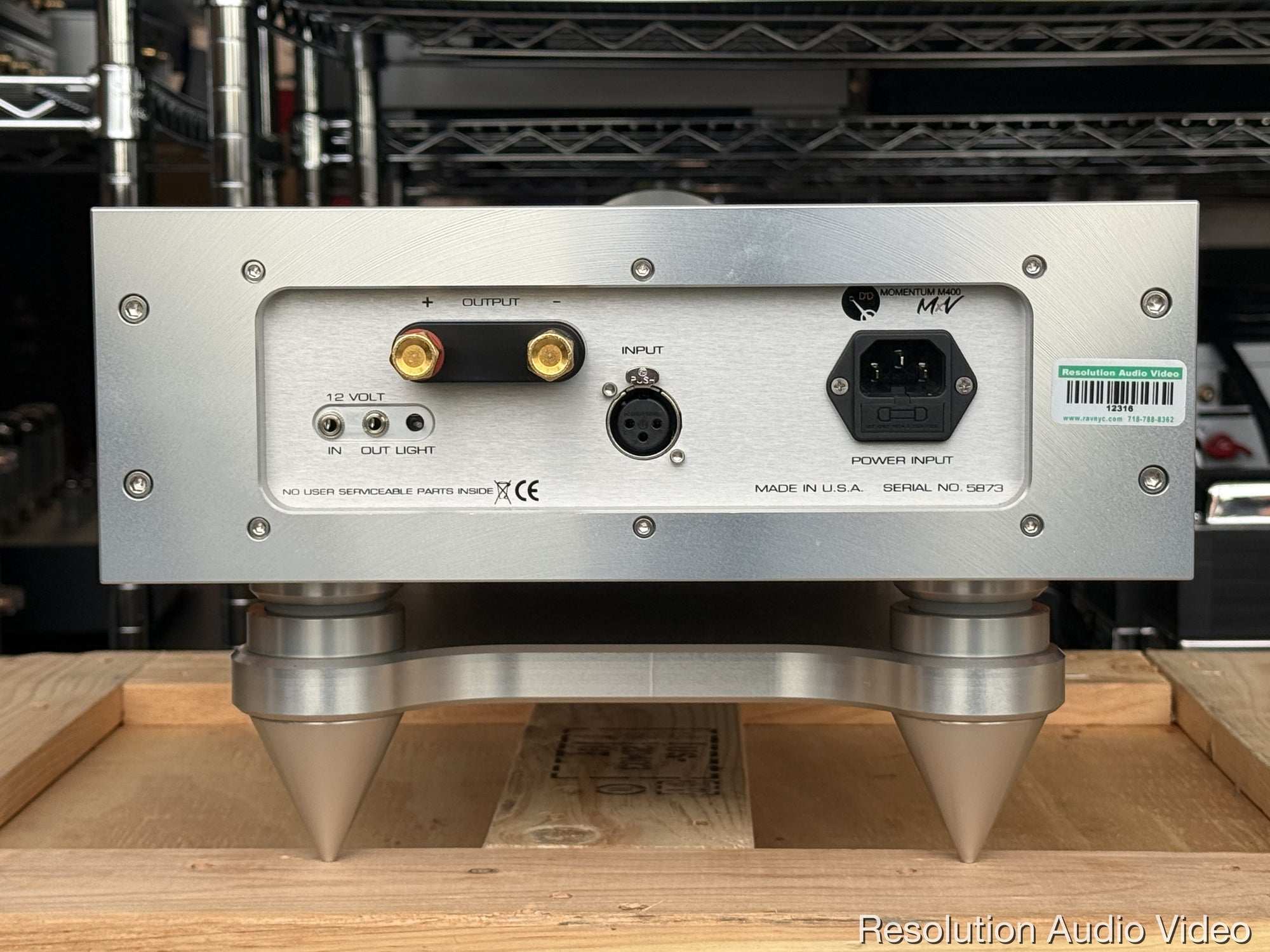 d'agostino momentum mxv monoblock power amplifier pair back 5