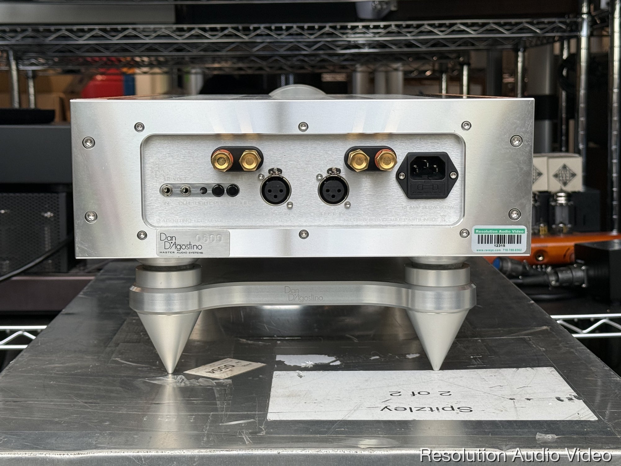 dagostino momentum stereo amplifier power amplifier back