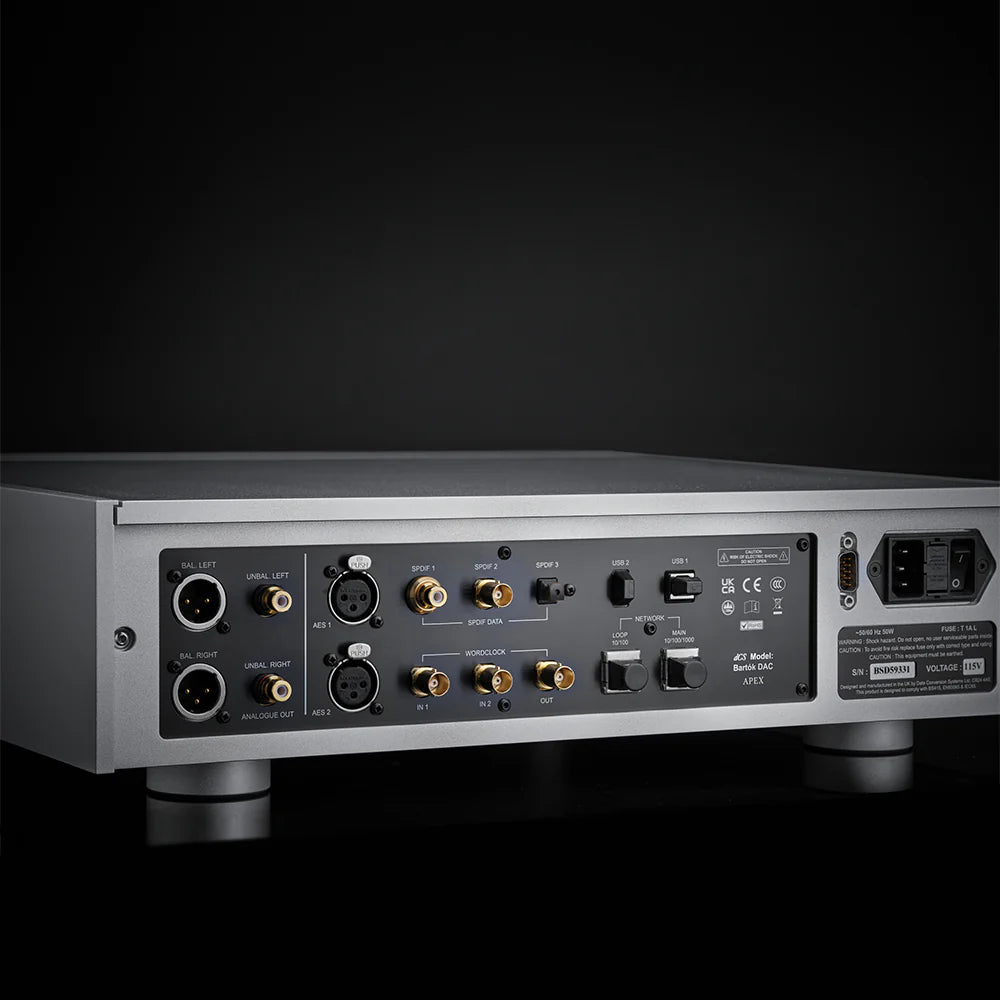 dCS Audio Bartók APEX Streaming DAC + Headphone Amp
