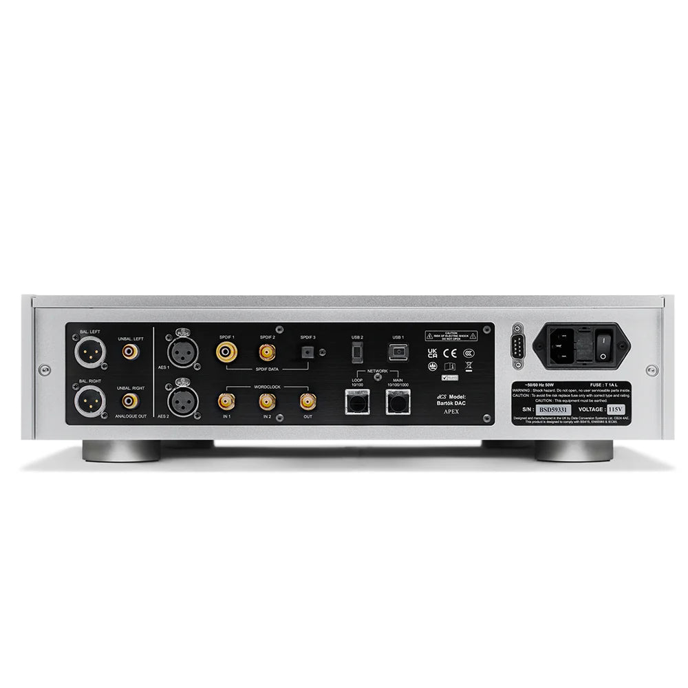 dCS Audio Bartók APEX Streaming DAC + Headphone Amp