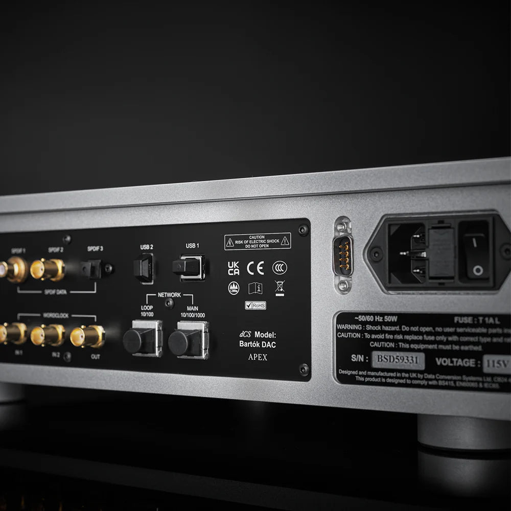 dCS Audio Bartók APEX Streaming DAC + Headphone Amp