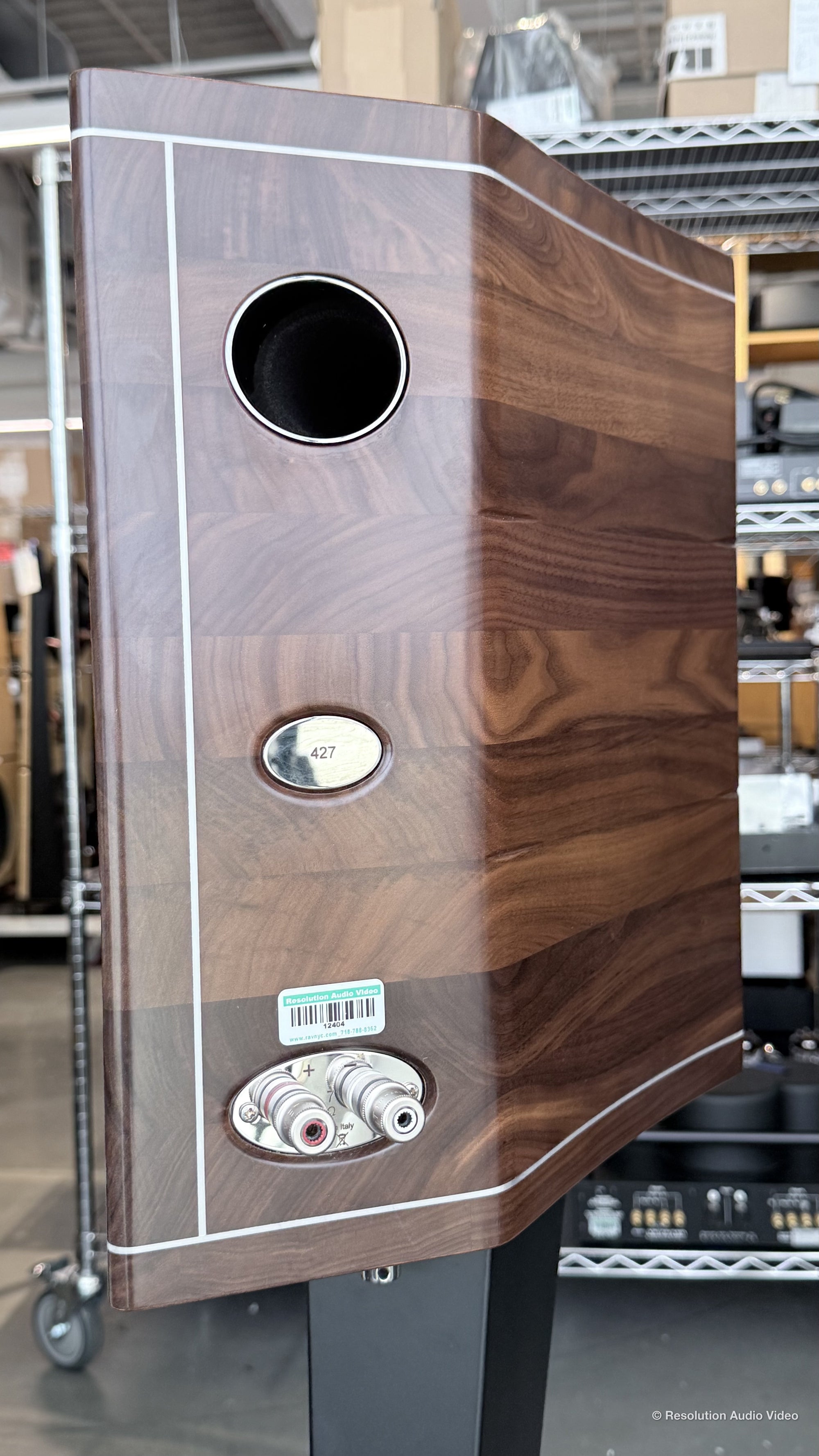Pre-Owned Franco Serblin Accordo 'Goldberg' Bookshelf Speakers with Stands