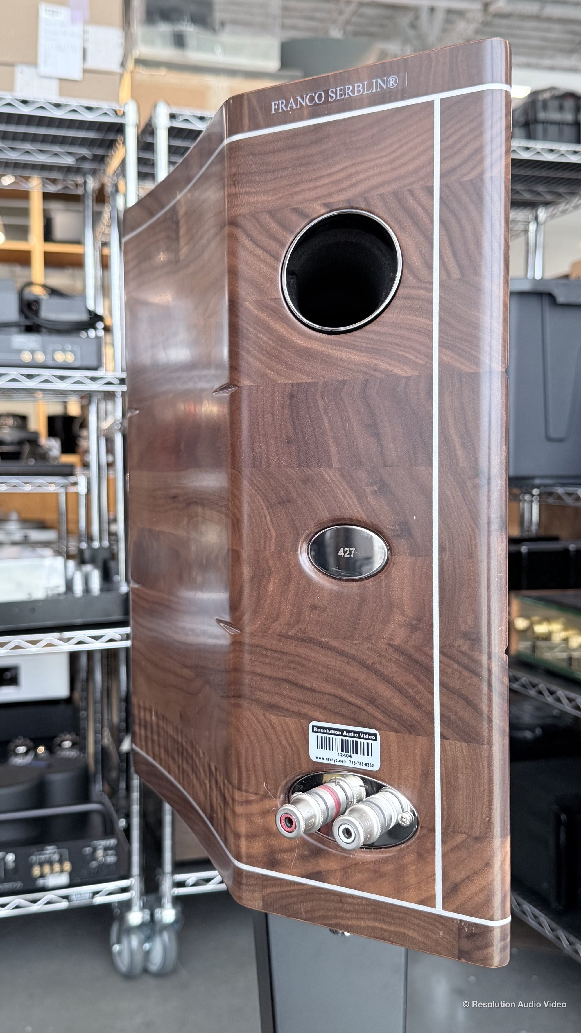 Pre-Owned Franco Serblin Accordo 'Goldberg' Bookshelf Speakers with Stands