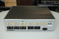 luxman c900u stereo preamplifier back top angle