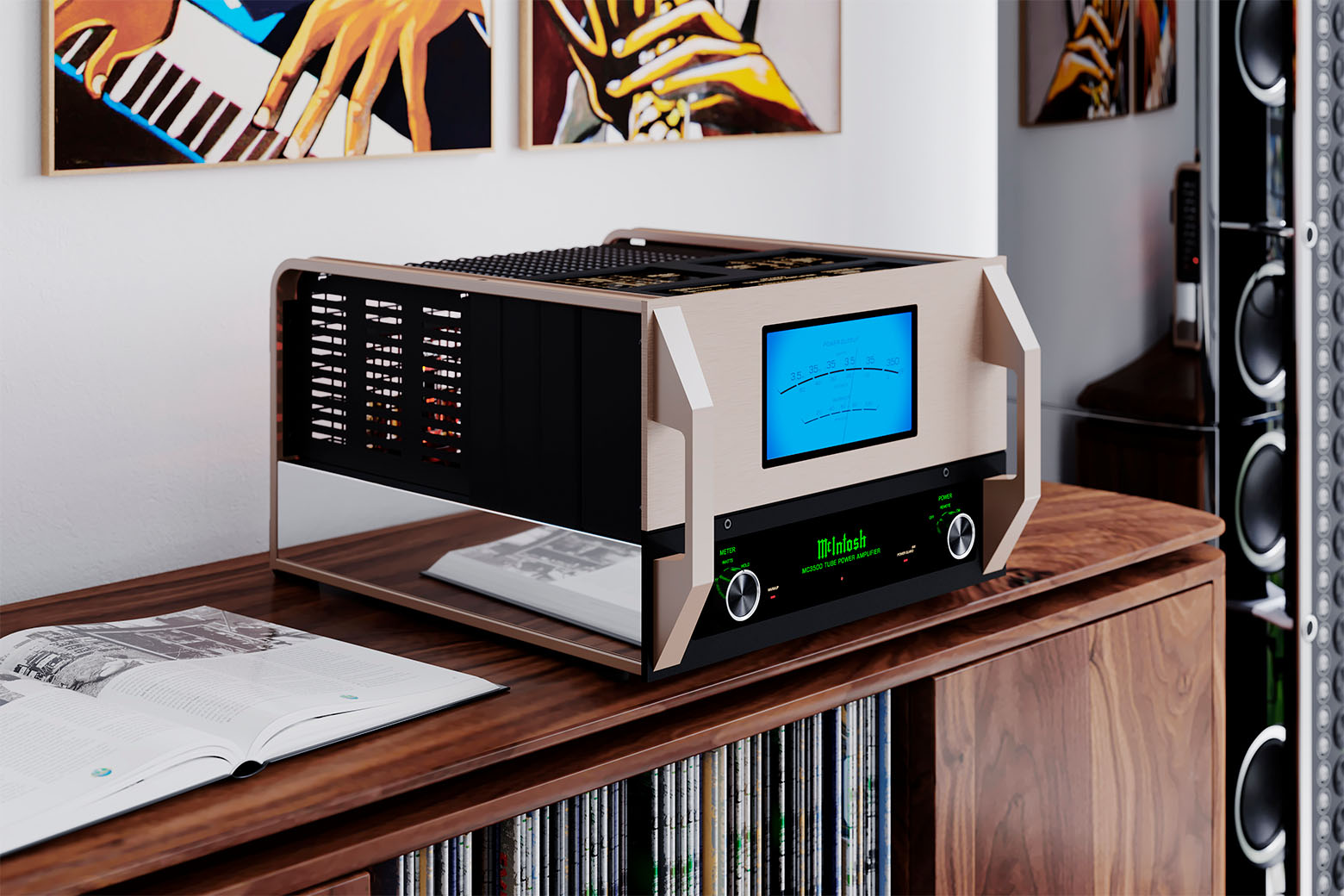 McIntosh MC3500 Mk2 1-Channel Vacuum Tube Amplifier Mk II