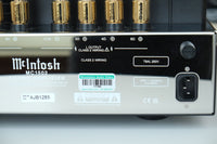 mcintosh mc1502 tube power amplifier back panel detail