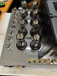 mcintosh mc1502 tube power amplifier tube top