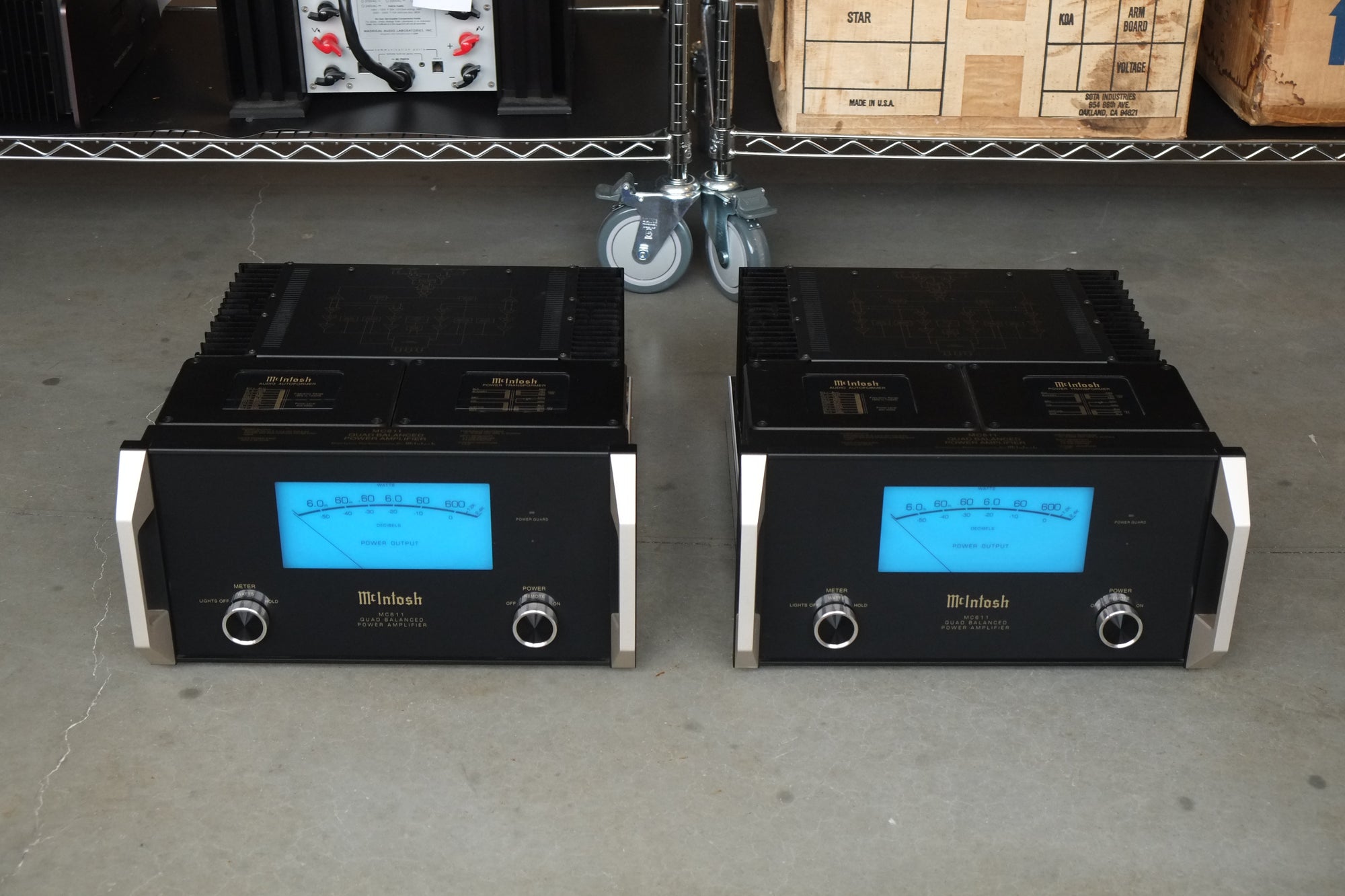mcintosh mc611 front top angle