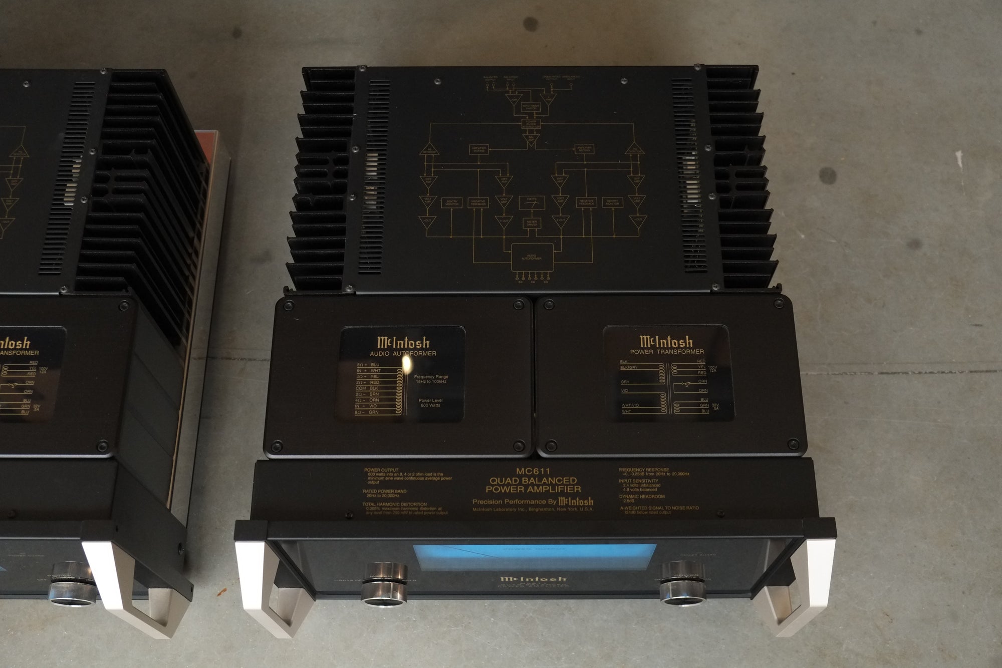 mcintosh mc611 single front top angle