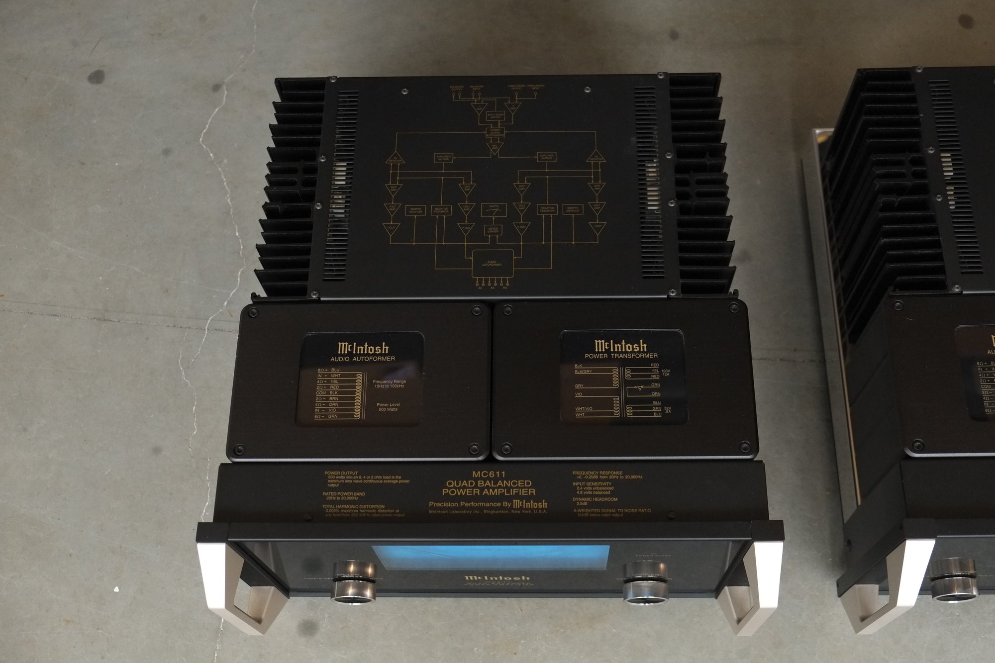 mcintosh mc611 single front top angle