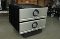 pass labs xa 60.8 monoblock power amplifiers front left angle