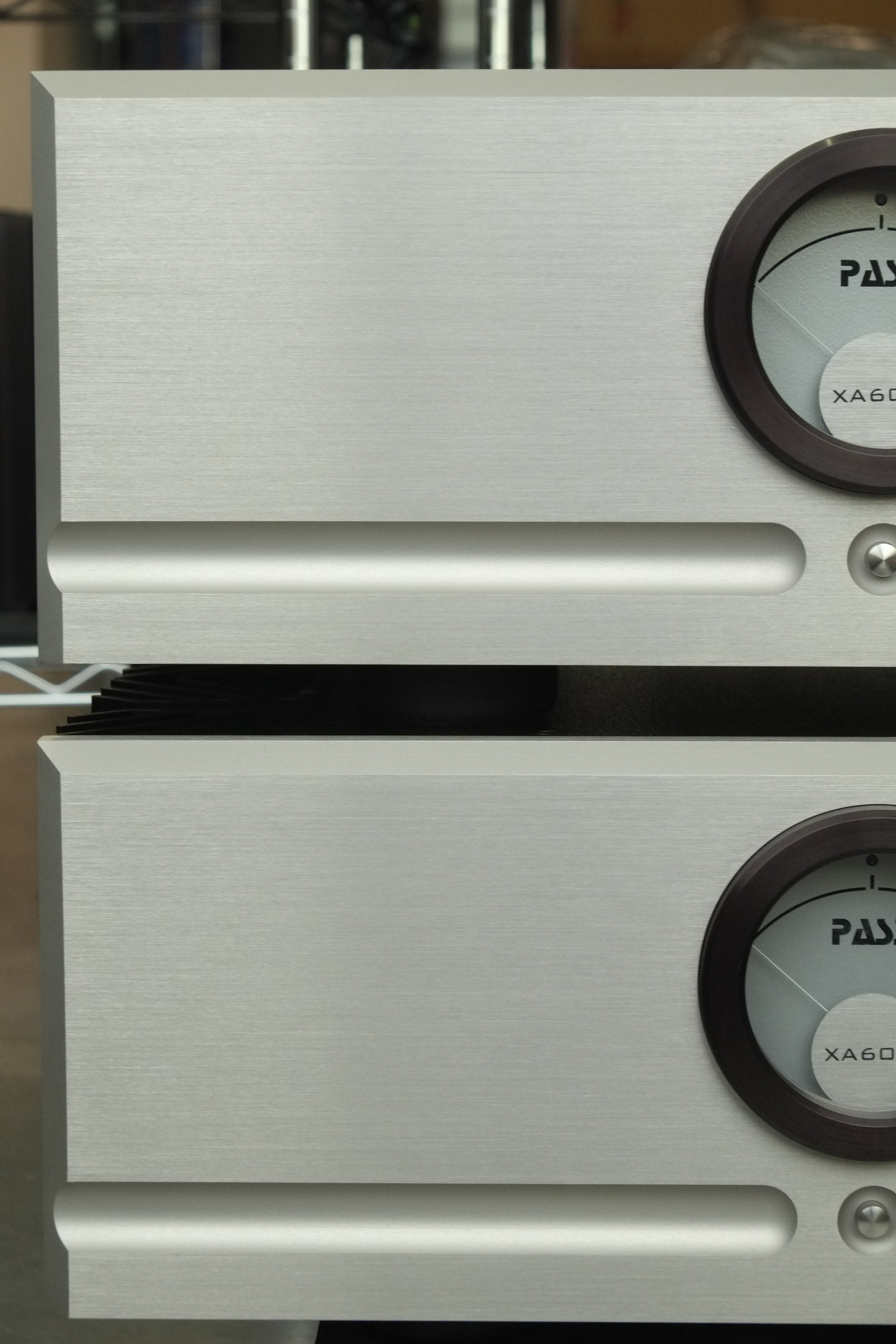 pass labs xa 60.8 monoblock power amplifiers front left