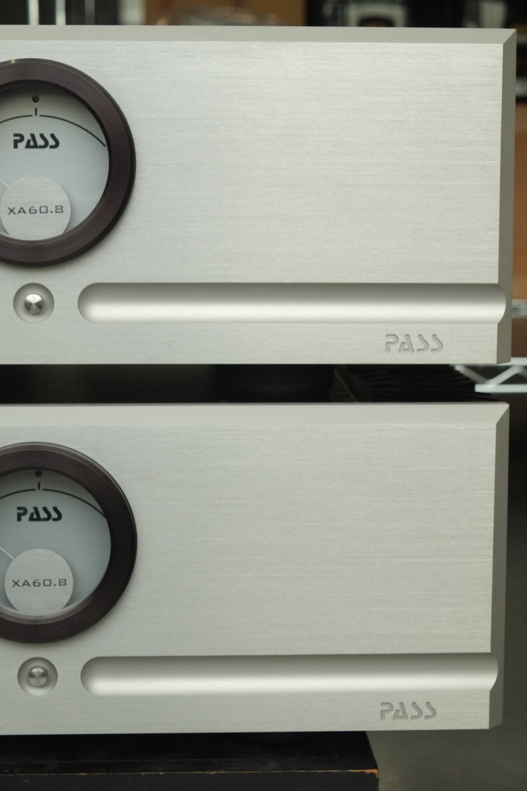 pass labs xa 60.8 monoblock power amplifiers front right
