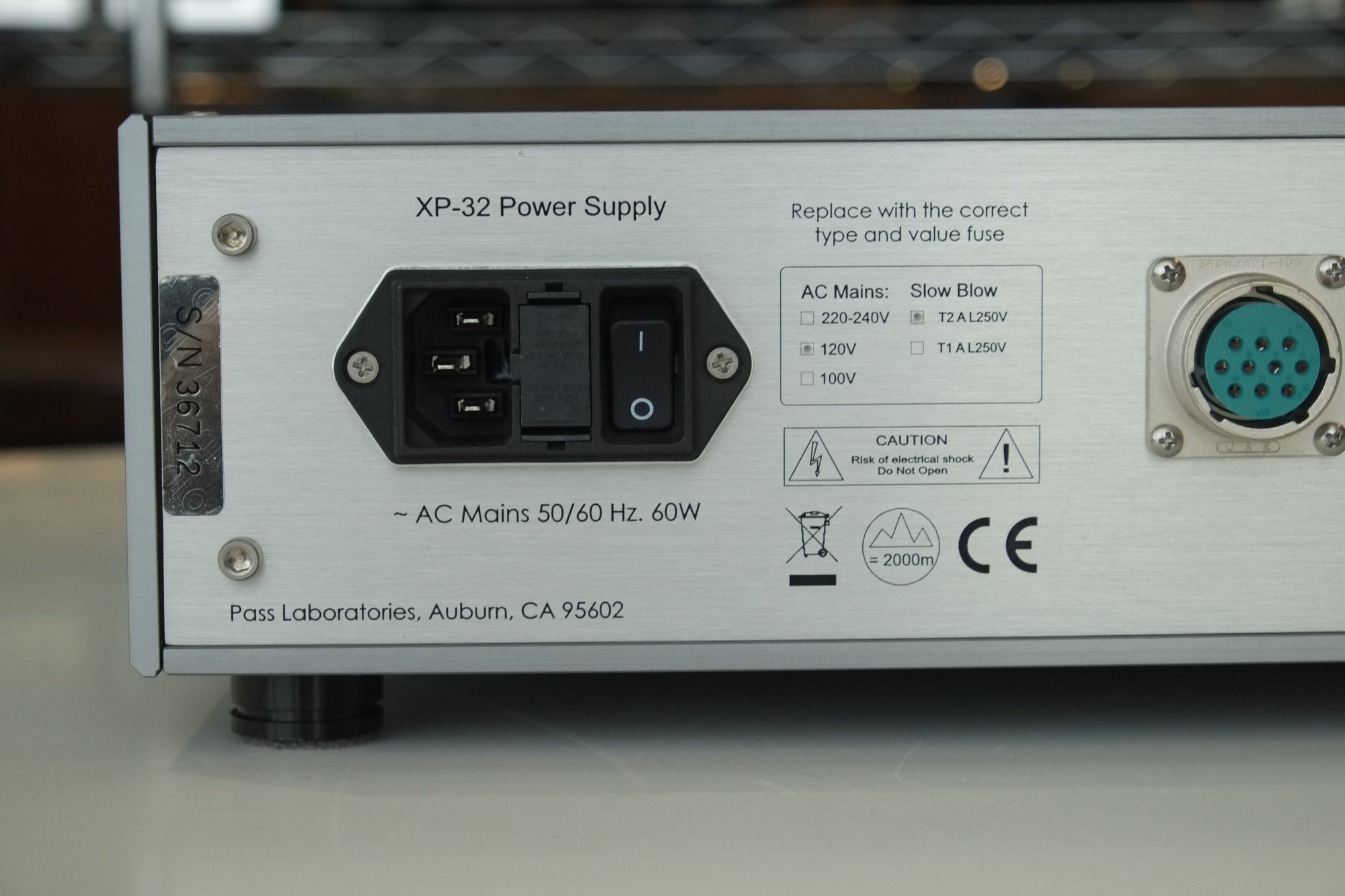 pass labs xp 32 preamplifier ac mains