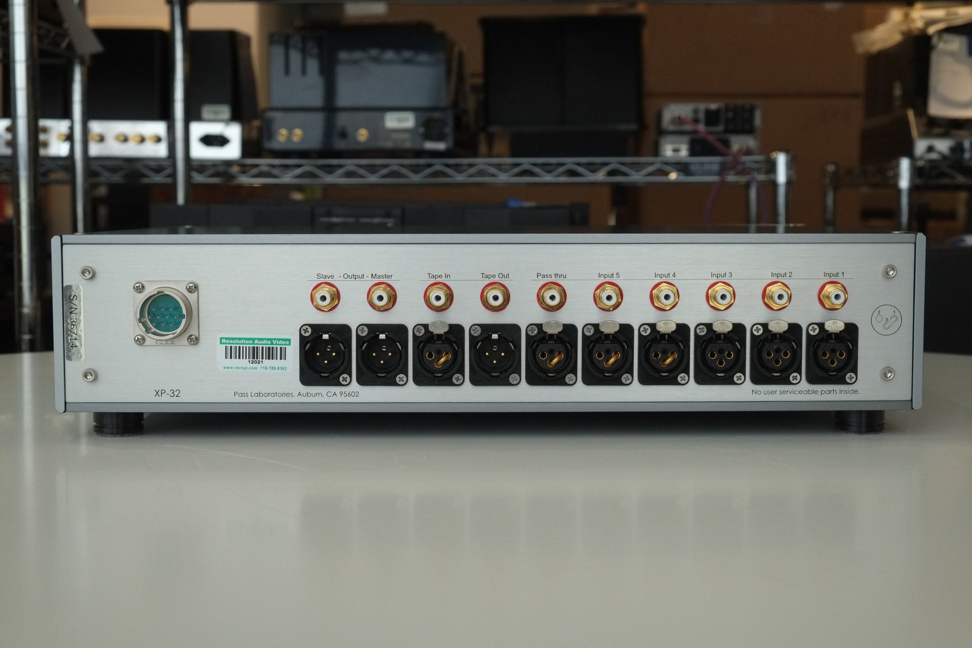 pass labs xp 32 preamplifier back 6