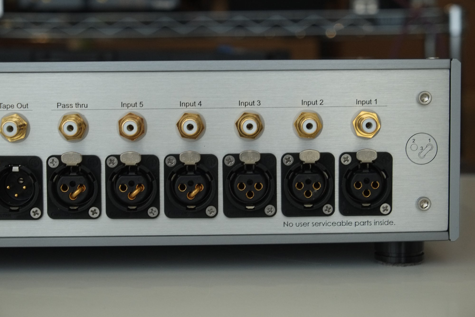 pass labs xp 32 preamplifier back detail 3