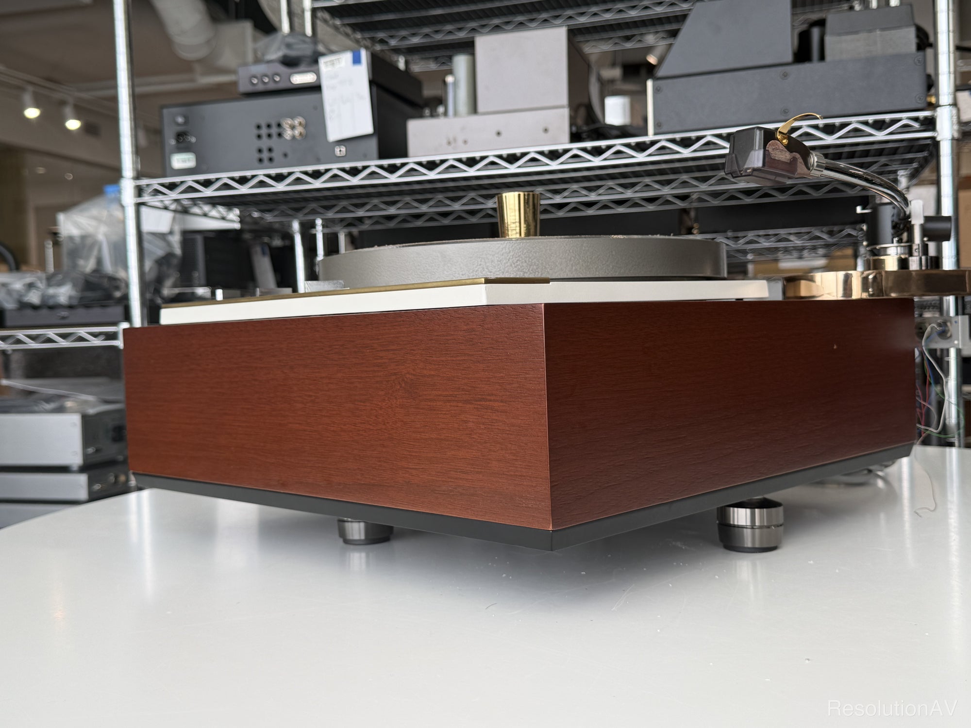 shindo garrard turntable front right corner