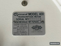 shindo garrard turntable serial plate