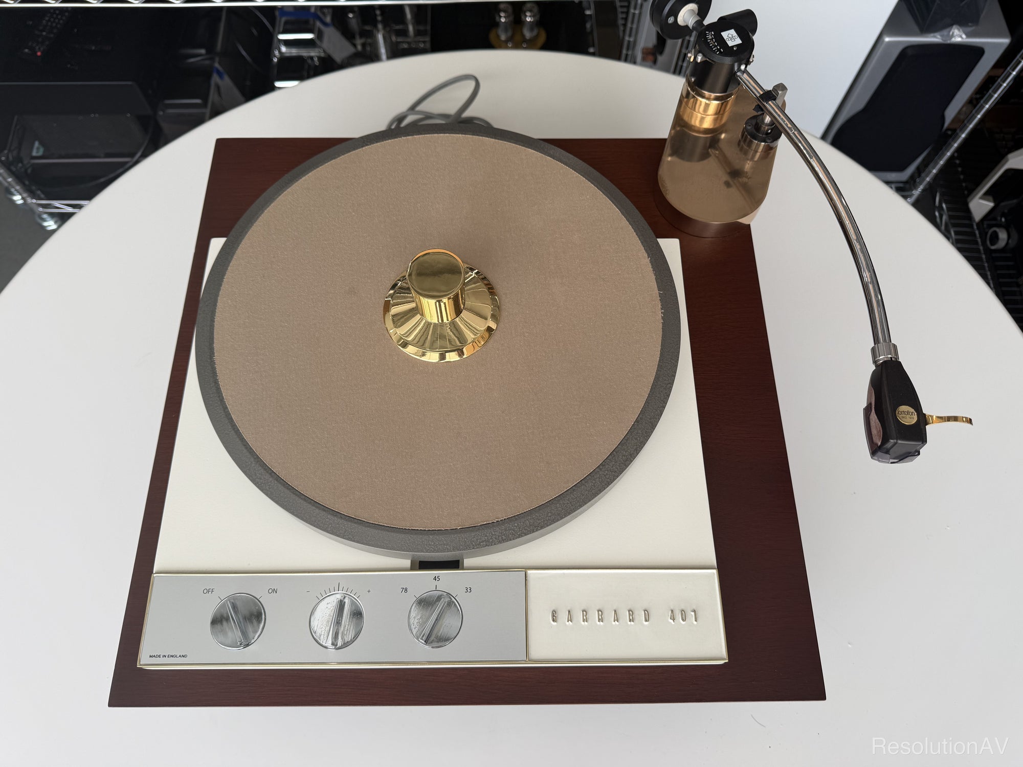 shindo garrard turntable top