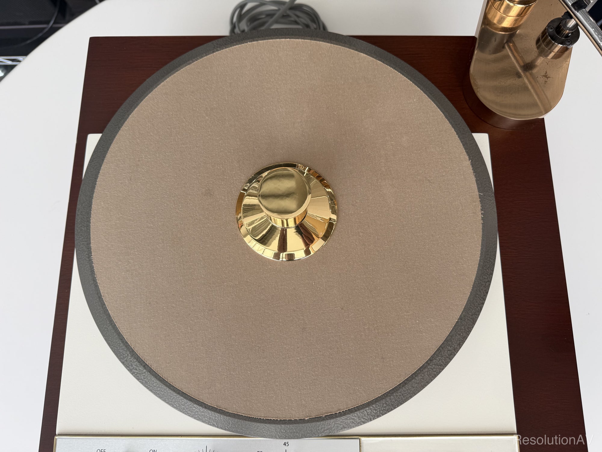 shindo garrard turntable top weight