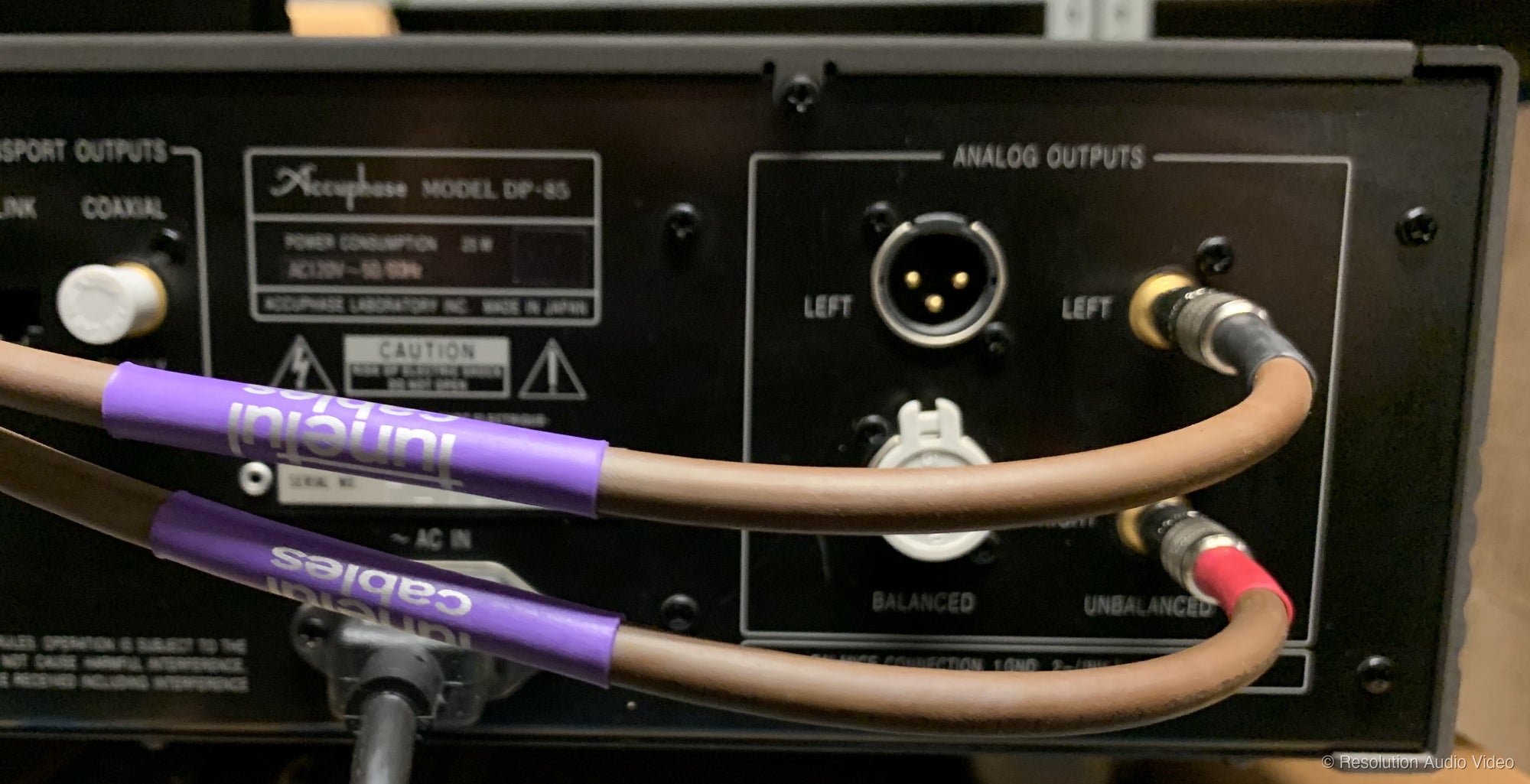 Tuneful Cables Belden 8402 RCA Interconnects