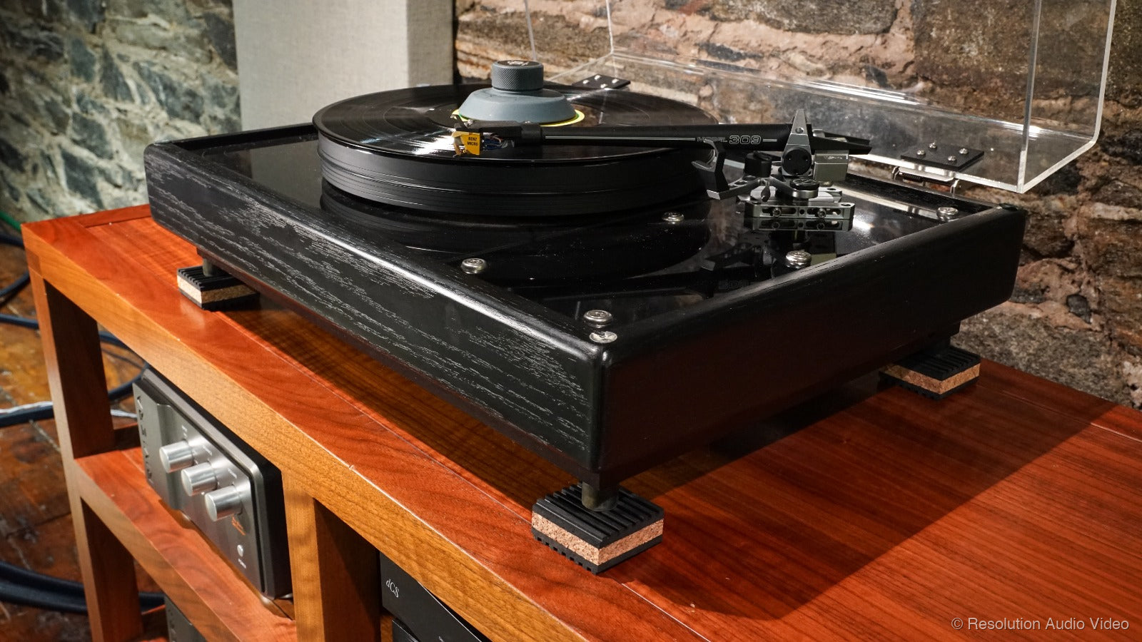 Tuneful Turntable Isolation Pads | Cork & Rubber 4 Pack