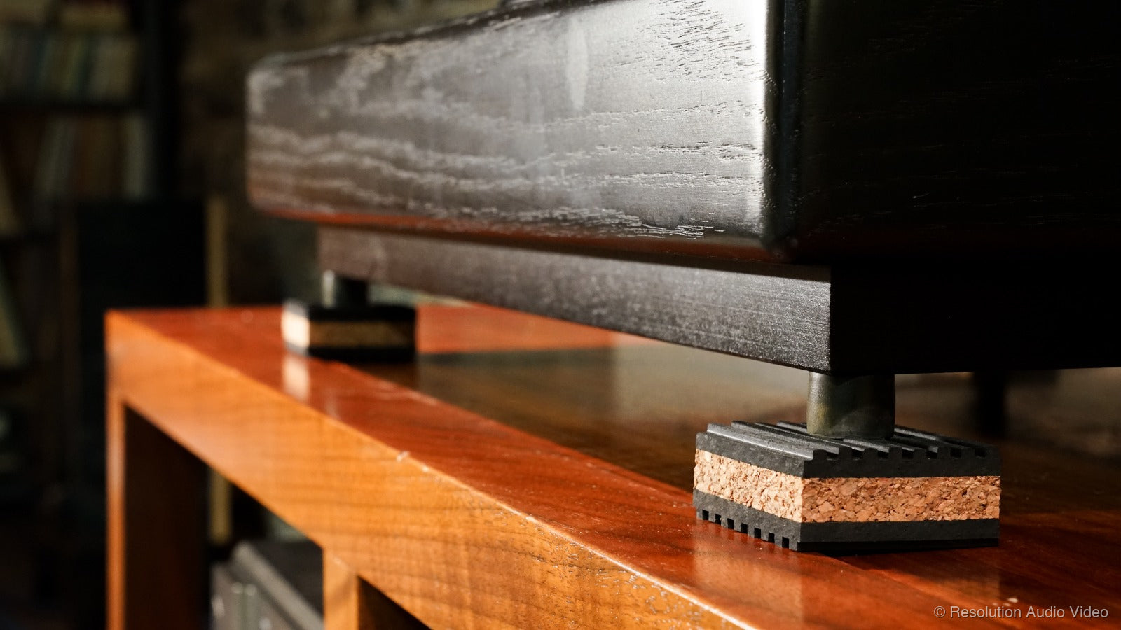 Tuneful Turntable Isolation Pads | Cork & Rubber 4 Pack