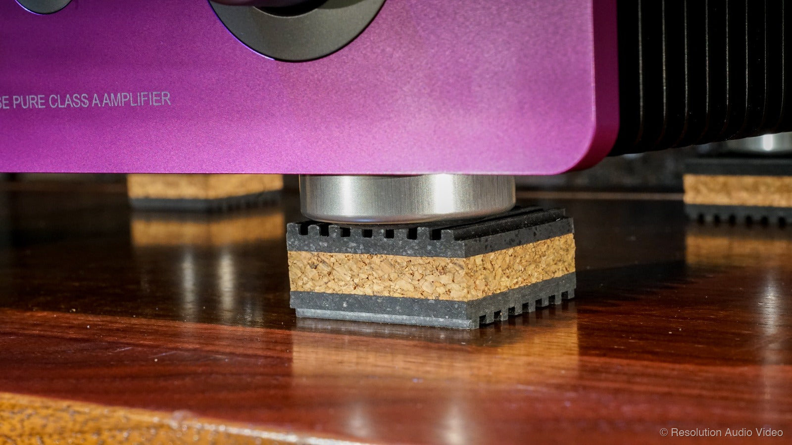 Tuneful Turntable Isolation Pads | Cork & Rubber 4 Pack