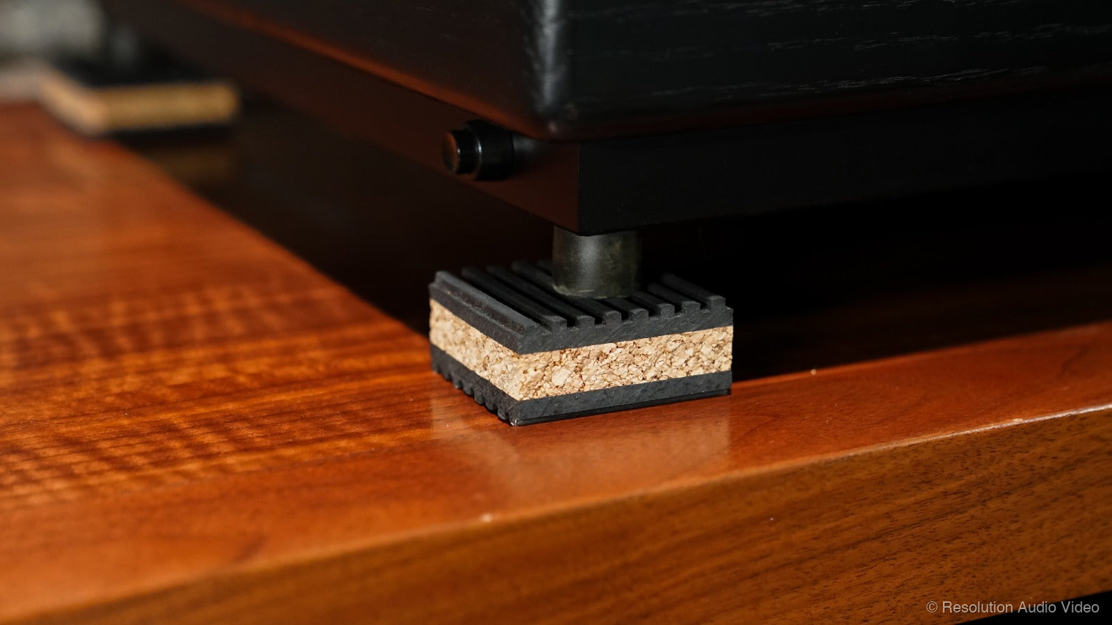 Tuneful Turntable Isolation Pads | Cork & Rubber 4 Pack