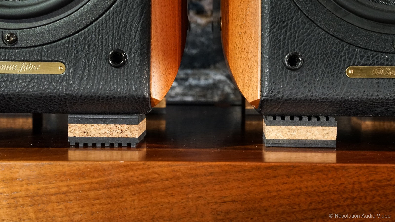 Tuneful Cables Cork Isolation Pads for Speakers - 8 Pack