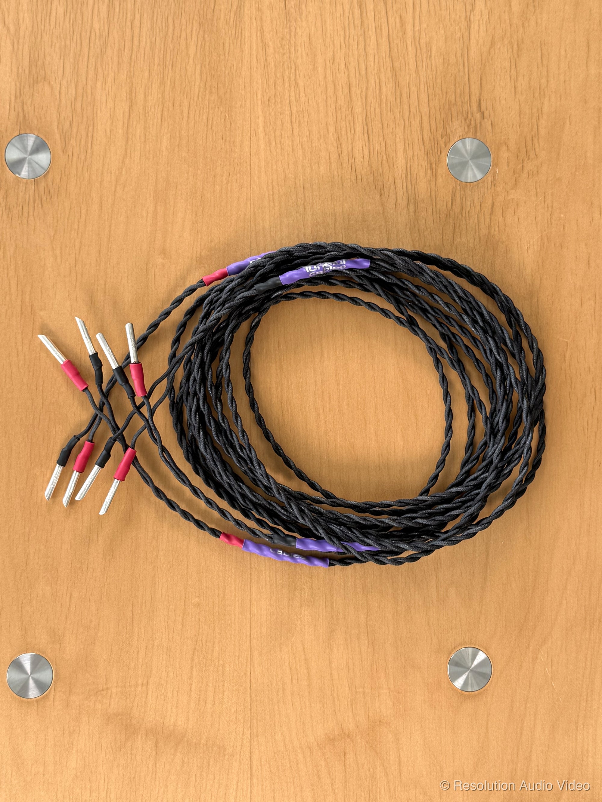 Tuneful Cables Jupiter 16GA Speaker Cables - Tinned Copper Cotton Pair