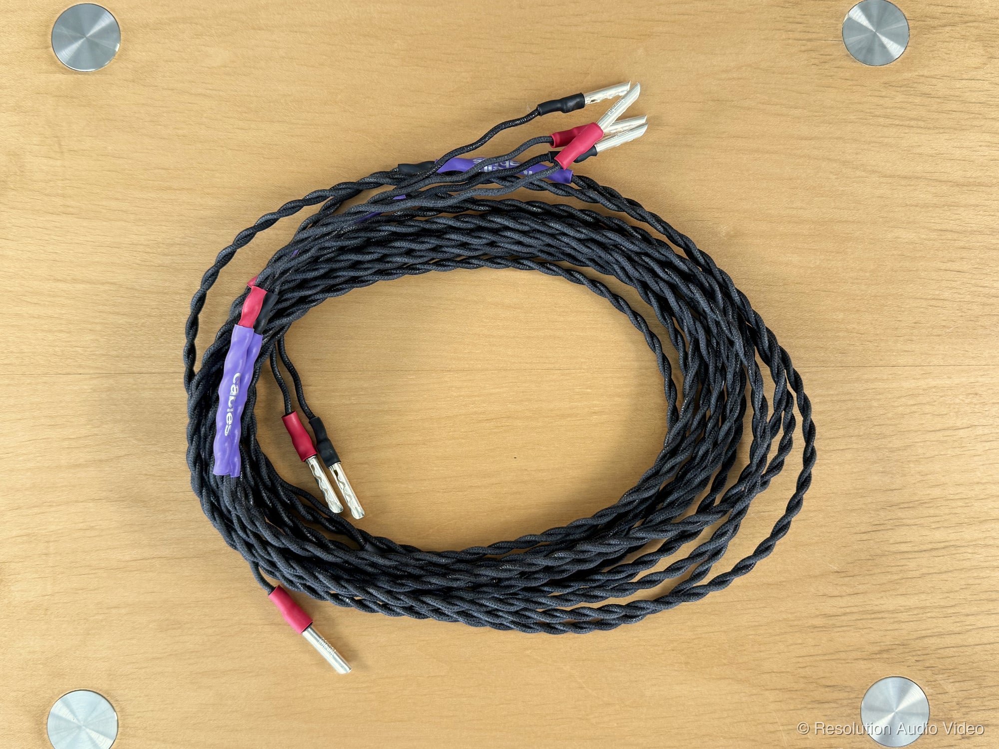 Tuneful Cables Jupiter 16GA Speaker Cables - Tinned Copper Cotton Pair