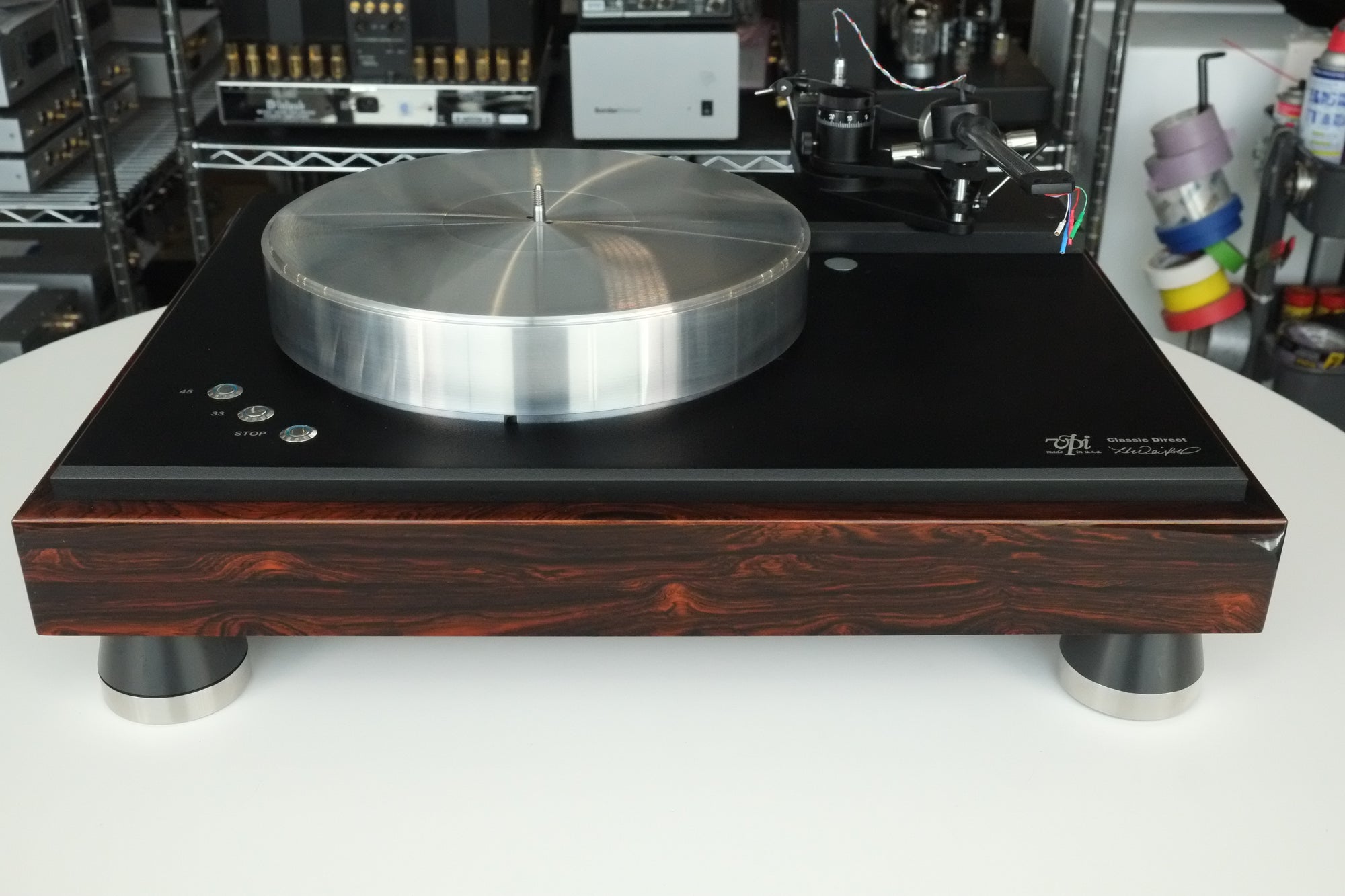 VPI Classic Direct Signature Direct Drive Turntable Front