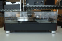 vpi hw 40 limited edition 40th anniversary direct drive turntable fatboy 12 inch tonearm front with dust cover