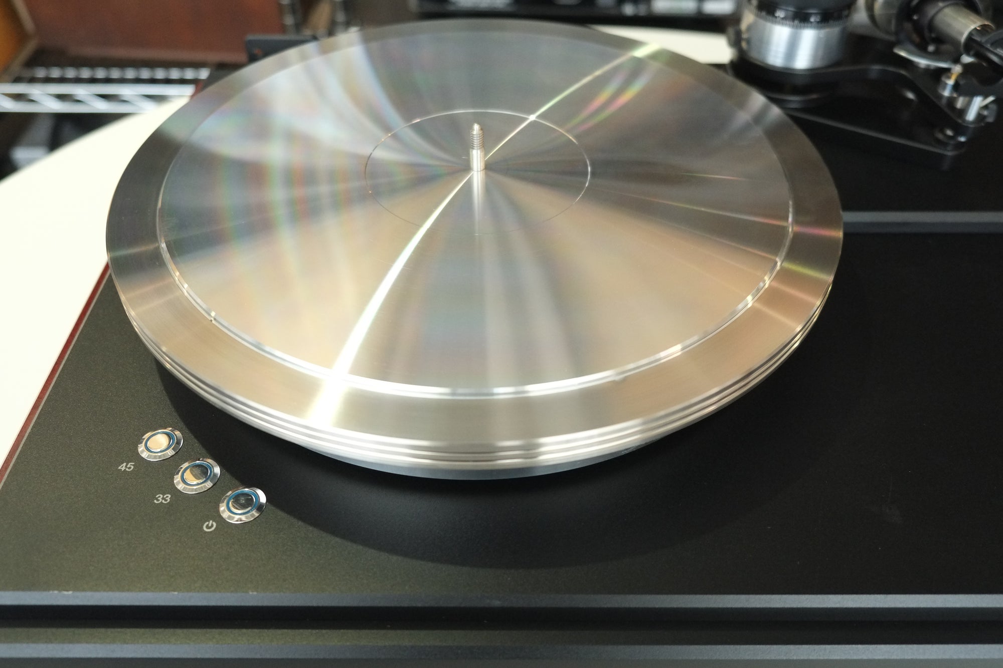 vpi hw 40 limited edition 40th anniversary direct drive turntable fatboy 12 inch tonearm platter ring