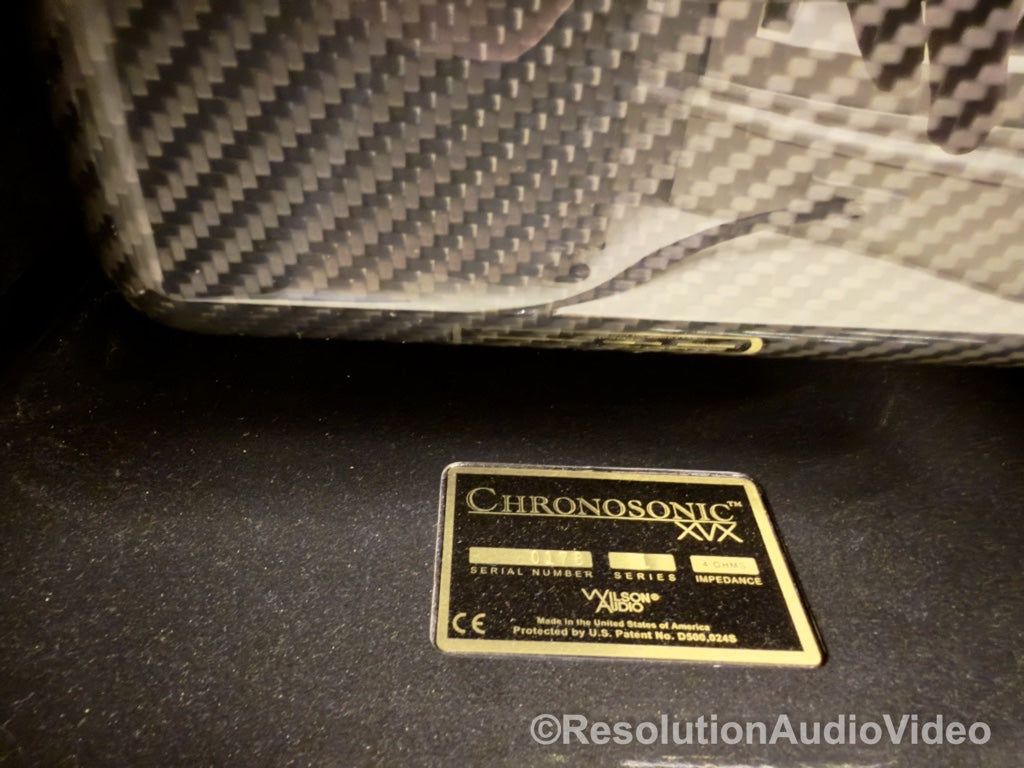 Pre-Owned Wilson Audio Chronosonic XVX System with Matching Subsonic Subwoofers & ActivXO Crossover — Carbon